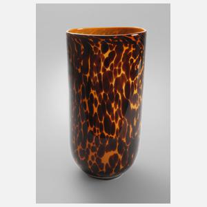 Murano Vase Leopardenmuster