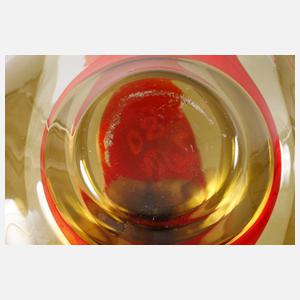 Albrecht Greiner-Mai vier Vasen Studioglas