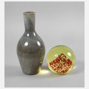 Ermanno Nason Vase und Paperweight