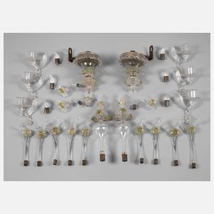 Murano Paar Wandleuchter