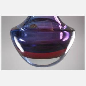 Murano Stangenvase Sommerso