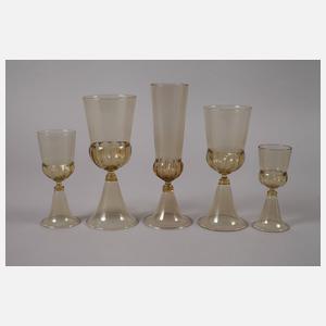 Murano Trinkglasgarnitur