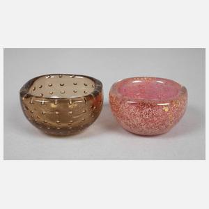 Murano zwei kleine Schälchen