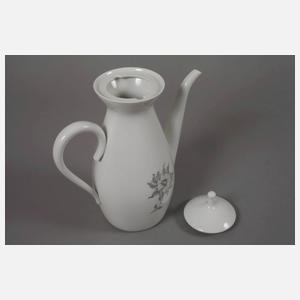 Meissen seltenes Kaffeeservice moderne Blumenmalerei