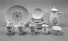 Meissen seltenes Kaffeeservice moderne Blumenmalerei