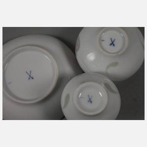 Meissen Mokkaservice "Großer Ausschnitt"