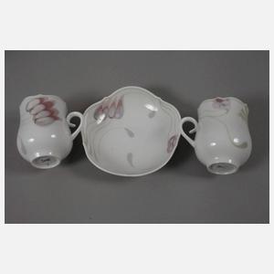 Meissen Mokkaservice "Großer Ausschnitt"