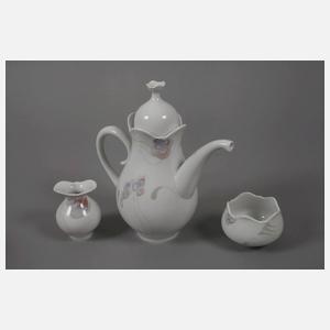 Meissen Mokkaservice "Großer Ausschnitt"