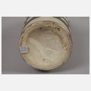 Paar italienische Majolikavasen