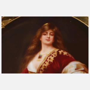 Wien Prunkteller "Tochter des Califen"