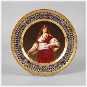 Wien Prunkteller "Tochter des Califen"