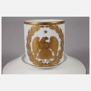 Frankreich patriotische Mokkatasse Napoleon I.