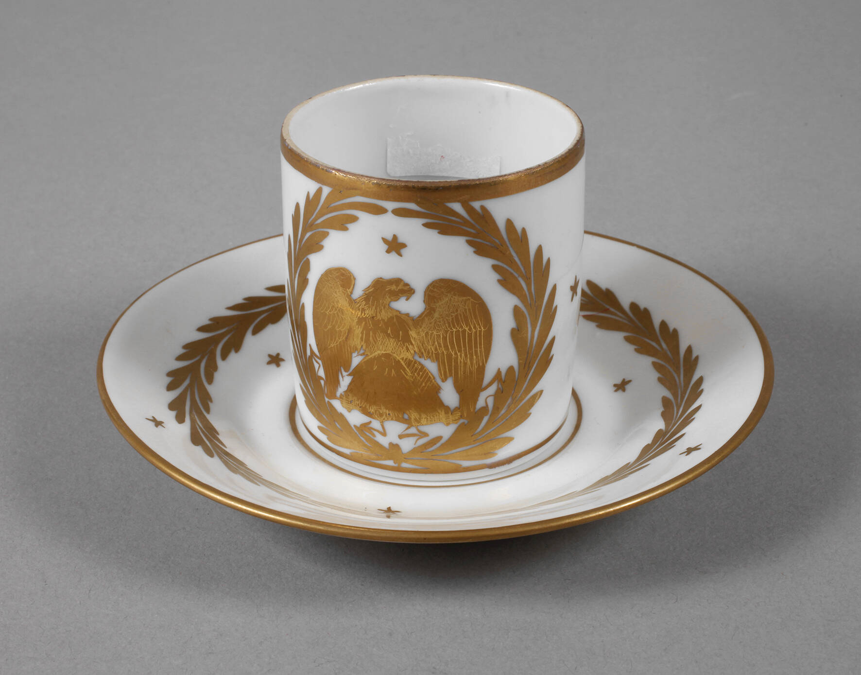 Frankreich patriotische Mokkatasse Napoleon I.