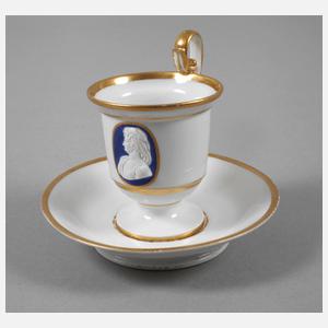 Meissen Gedenktasse Maria Amalie Auguste