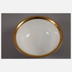 Böhmen Restservice mit Purpurfond und Goldmalerei