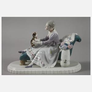 Goebel Dame mit Katze