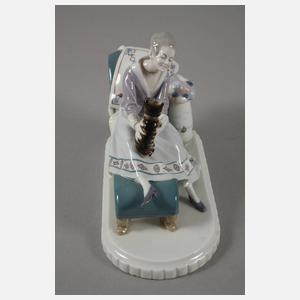 Goebel Dame mit Katze