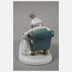 Goebel Dame mit Katze