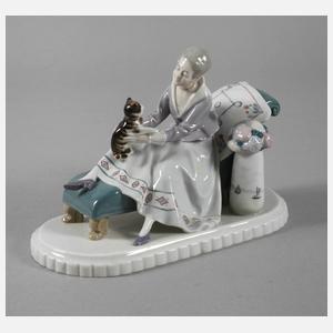 Goebel Dame mit Katze