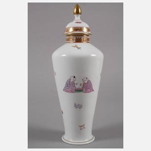 Herend Ungarn Deckelvase "Ming"