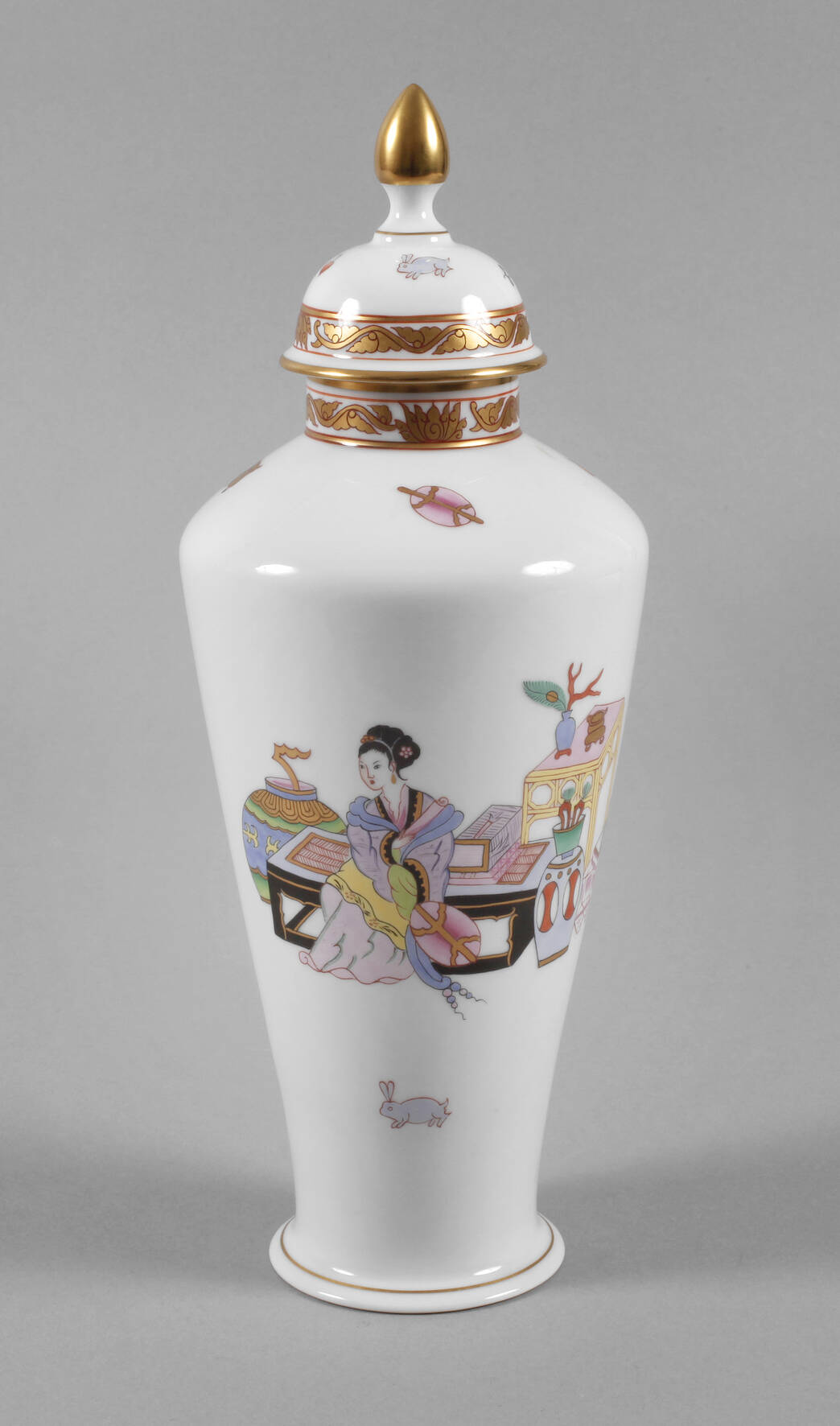 Herend Ungarn Deckelvase "Ming"