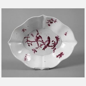 Höchst kleine Schale Purpurmalerei