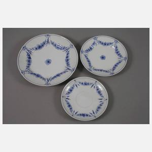 Kopenhagen Speise-Restservice "Empire"