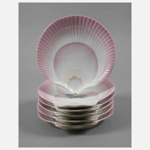 KPM Berlin sechs Muschelteller