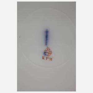 KPM Berlin Konvolut Teller Blumen und Insekten