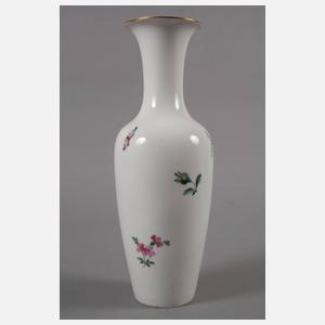 KPM Berlin Balustervase "Blumen und Insekten"