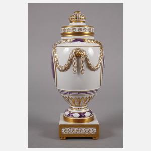 KPM Berlin Deckelvase mit mythologischer Szene