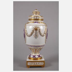 KPM Berlin Deckelvase mit mythologischer Szene