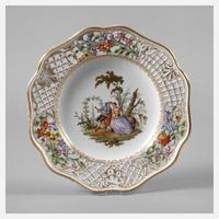 Meissen kleiner Durchbruchteller "Brühlsches Allerlei"111