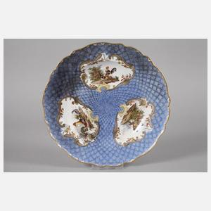 Meissen zwei Zierteller mit Figurenmalerei