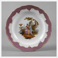 Meissen Zierteller Watteauszene111