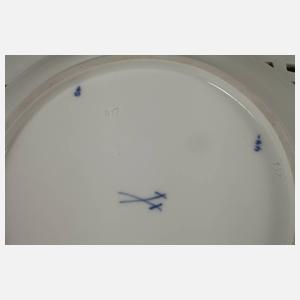 Meissen Tafelaufsatz und Platte "Zwiebelmuster"