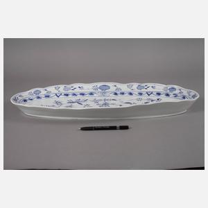 Meissen Fischplatte Zwiebelmuster
