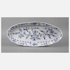 Meissen Fischplatte Zwiebelmuster