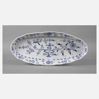 Meissen Fischplatte Zwiebelmuster111
