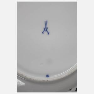 Meissen sechs Durchbruchteller "Zwiebelmuster"