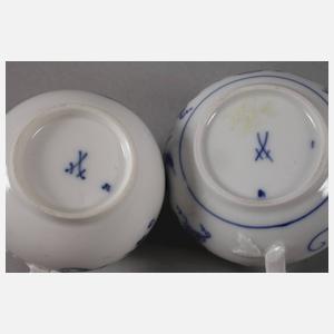 Meissen Konvolut Geschirr "Zwiebelmuster"
