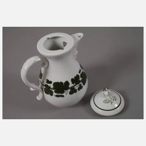 Meissen Kaffeeservice Weinlaubdekor