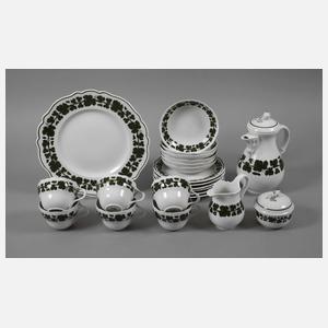 Meissen Kaffeeservice Weinlaubdekor