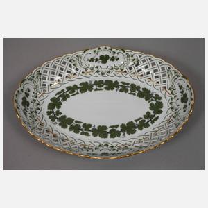 Meissen drei Serviceteile Weinlaublaubdekor