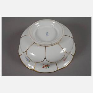 Meissen zwei Gedecke und Schale "B-Form"
