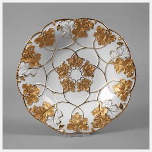 Meissen Prunkschale Golddekor