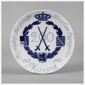 Meissen Jubiläumsteller 1710–1910