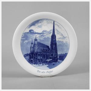 Meissen Wandteller "Der alte Steffel"