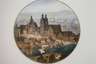 Meissen Wandteller Ansicht Plauen