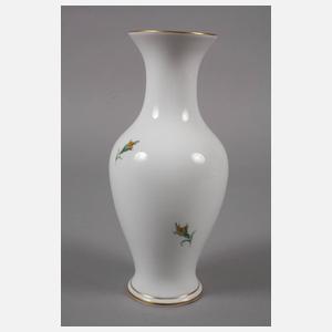 Meissen Vase "Gelbe Rose"